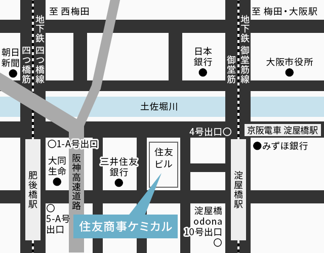 Kansai Office map