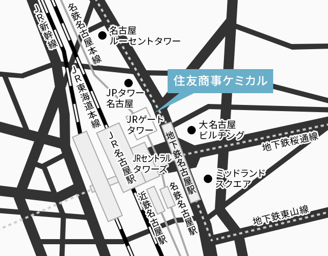 Nagoya Office map